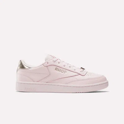 Reebok X Rhop Club C 85 Shoes In Pink