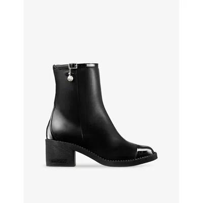 Jimmy Choo Andry 60 Leather Ankle Boots In Black