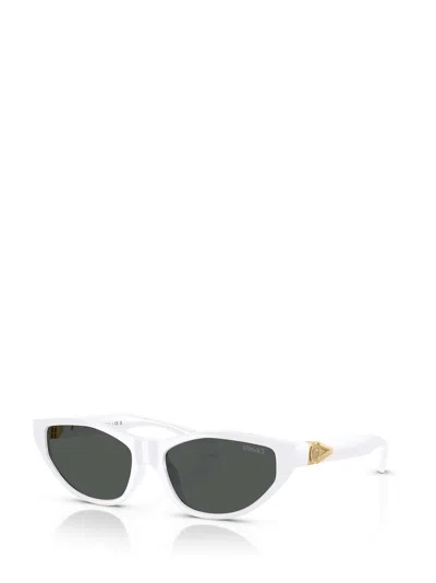 Versace Eyewear Cat-eye Frame Sunglasses In Brown