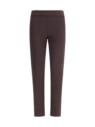 Avenue Montaigne Elasticated Freedom Pants In Brown
