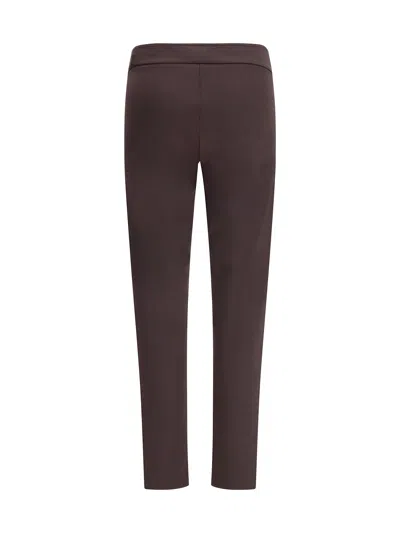 Avenue Montaigne Elasticated Freedom Pants In Brown