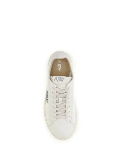 Autry Low-top Sneakers With Smooth Leather Upper And Perforated Detailing In White