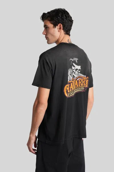 Willy Chavarria Chavarria Pomade Easy Logo-print Cotton-jersey T-shirt In Black