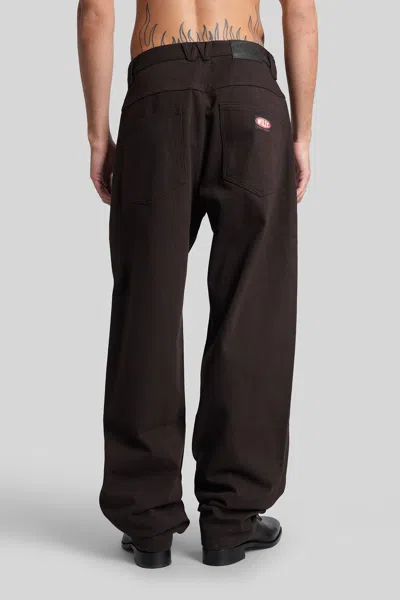 Willy Chavarria Bad Boy Jean Jeans In Brown Cotton In Brown