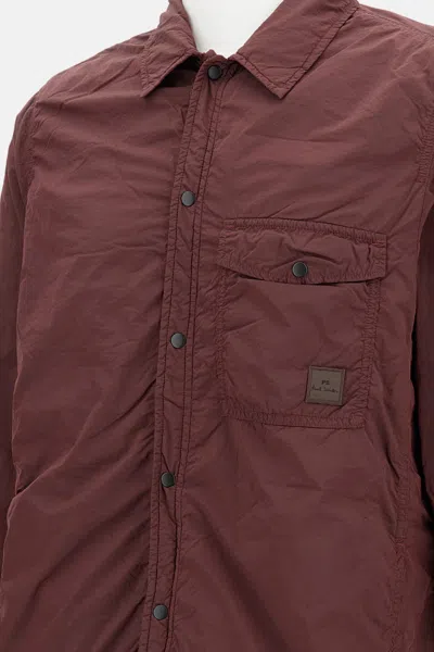 Paul Smith Button-fastening Pocket Jacket In Red