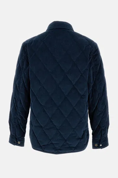 Woolrich Alaskan Corduroy Shirt Jacket In Blue