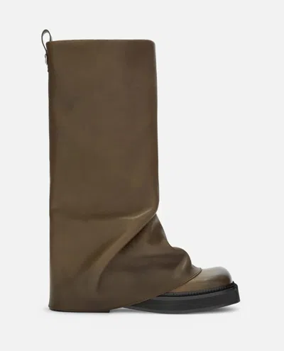 Attico Combat Robin Boots In Green