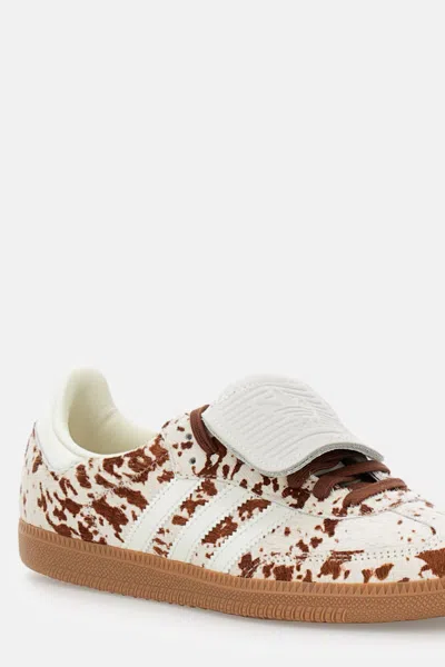 Adidas Originals Samba Lt Leather Sneakers In Animal Print