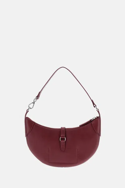 Polo Ralph Lauren Sport Calf Polo Id Mini Shoulder Bag Pomegranate In Red