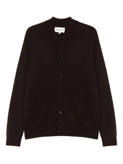 Eric Bompard Crew-neck Cardigan In Brown