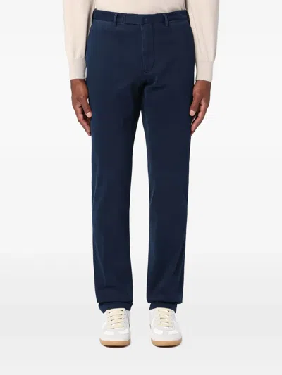 Santaniello Straight-leg Trousers In Blue