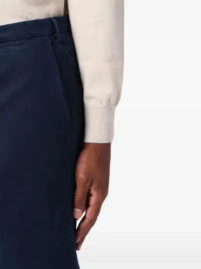 Santaniello Straight-leg Trousers In Blue