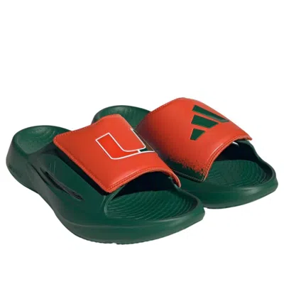 Adidas Originals Adidas X Ncaa Lightblaze Slide 'miami Hurricanes' In Multi