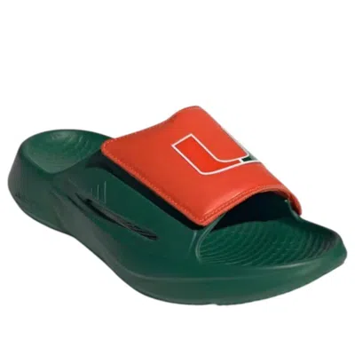 Adidas Originals Adidas X Ncaa Lightblaze Slide 'miami Hurricanes' In Multi