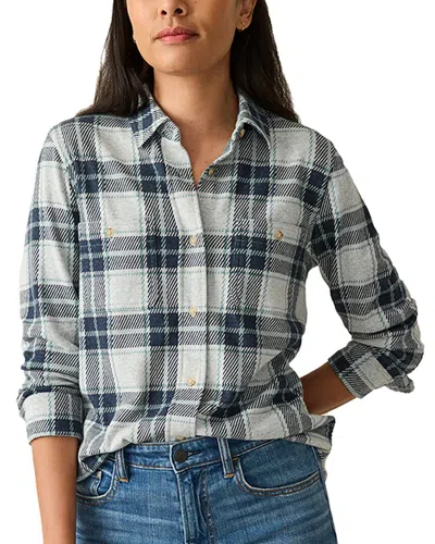 Faherty Legend Sweater Shirt In Blue