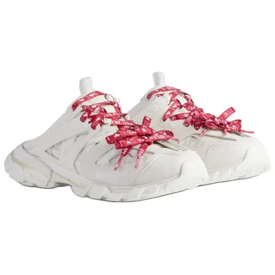 Balenciaga (wmns)  Track Mules 'white Red' In Multi