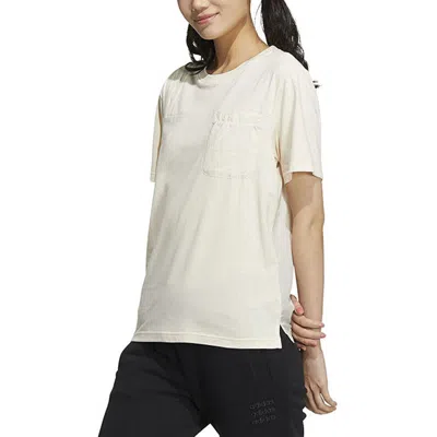 Adidas Originals (wmns) Adidas Neo Util T-shirts 'white' In Neutral