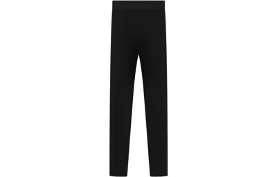 Essentials Waffle Leggings In Black