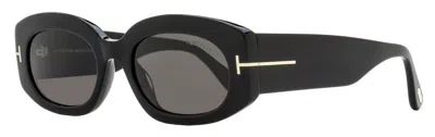 Tom Ford Women's Cielle Sunglasses Tf1187 01a Black 52mm In Black
