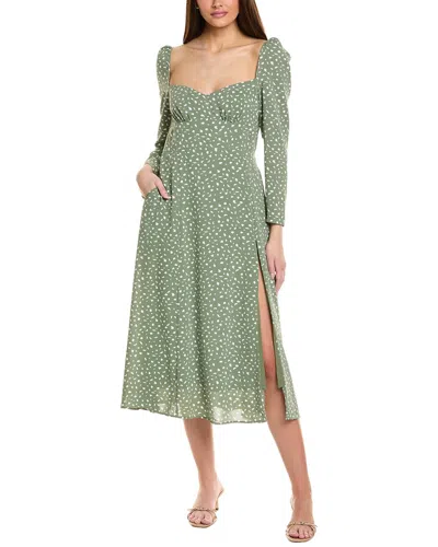Jl Luxe Midi Dress In Green
