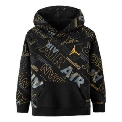 Air Jordan (ps)  Logo Pullover Parka 'black Gold'