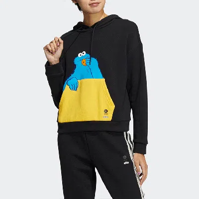 Adidas Originals (wmns) Adidas X Sesame Street Pocket Hoodie 'black'