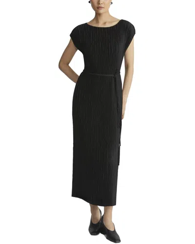 Lafayette 148 New York Belted Maxi Dress In Black