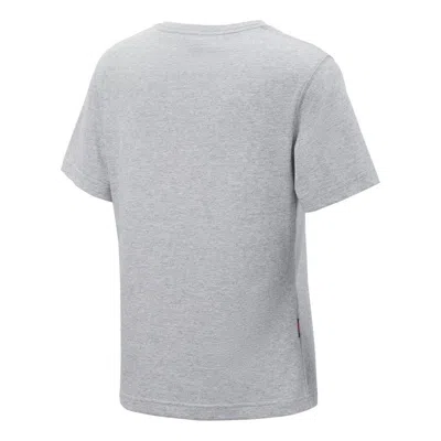 Adidas Originals (wmns) Adidas Essential Plain T-shirt Asia Sizing 'grey' In Gray