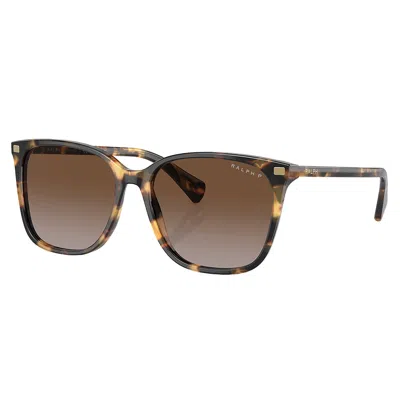 Ralph Lauren Ra 5293 6148t5 56mm Womens Square Sunglasses In Brown