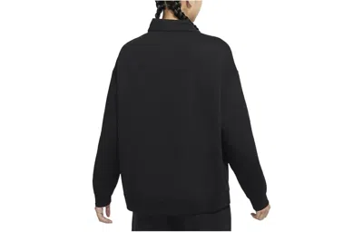 Nike Phoenix Zip-up Sweatshirt In Black