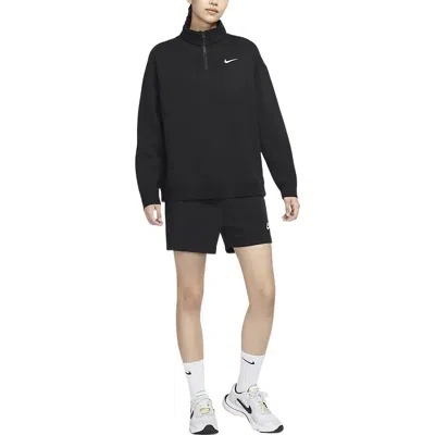 Nike Phoenix Zip-up Sweatshirt In Black