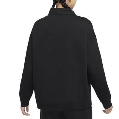 Nike Phoenix Zip-up Sweatshirt In Black