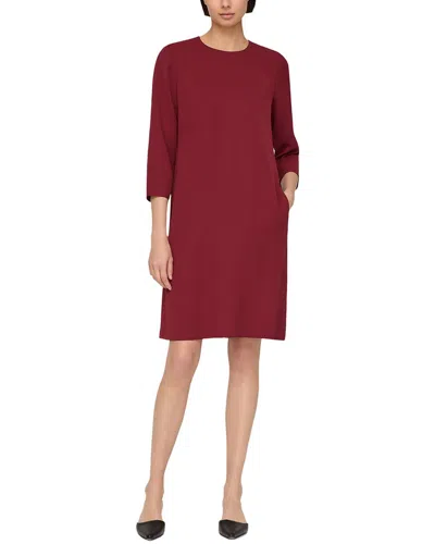 Lafayette 148 New York Quintana Dress In Burgundy