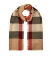 BURBERRY Lightweight Check Cashmere Scarf