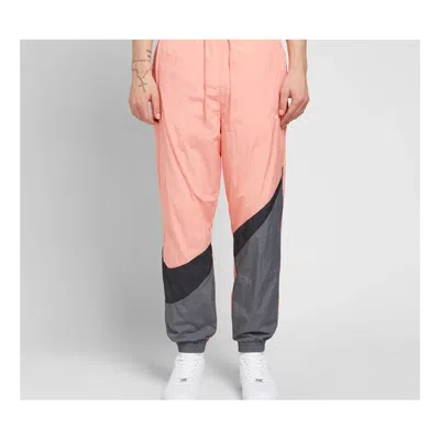 Nike Men's  Big Swoosh Nylon Knitted Casual Pants/trousers Pink