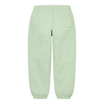 Supreme Satin Appliqu Sweatpants 'green White'