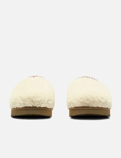 Ugg Tasman Maxi Curly 1158356-nat Slippers Womens Beige Sheepskin Slip On Gug183 In Neutral