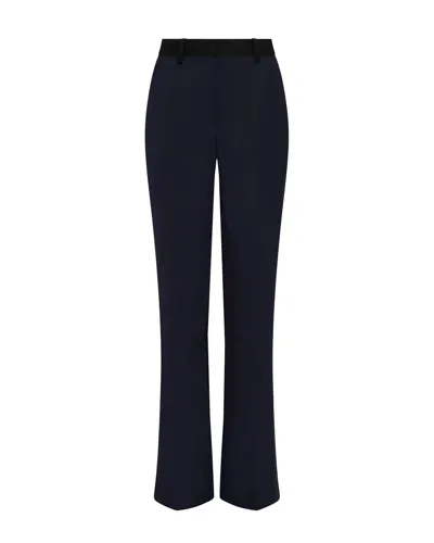 Argent Colorblocked Tuxedo Trouser In Black
