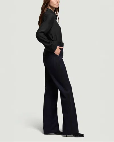 Argent Colorblocked Tuxedo Trouser In Black