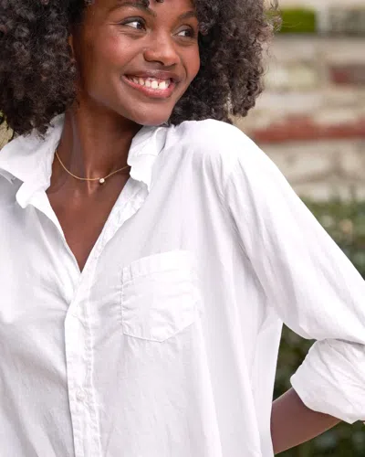 Frank And Eileen Eileen Relaxed Button Up Shirt In White