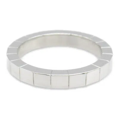 Pre-owned Cartier Silver White Gold (18k) Band Ring ()