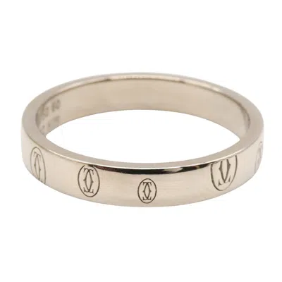 Pre-owned Cartier White Gold White Gold (18k) Band Ring ()