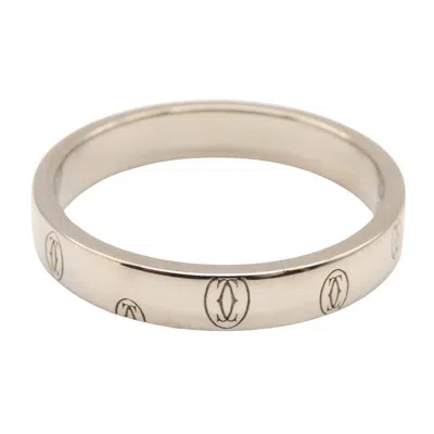 Pre-owned Cartier White Gold White Gold (18k) Band Ring ()