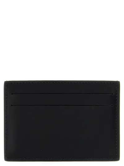 Fendi Flat Card Case Vit.king Wallets Black In Black