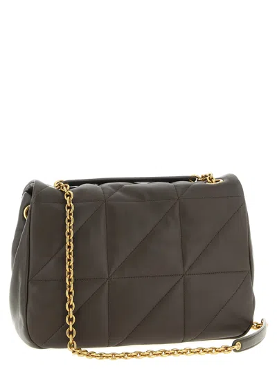 Saint Laurent Medium Shoulder Bag Featuring Chain Strap In Gray
