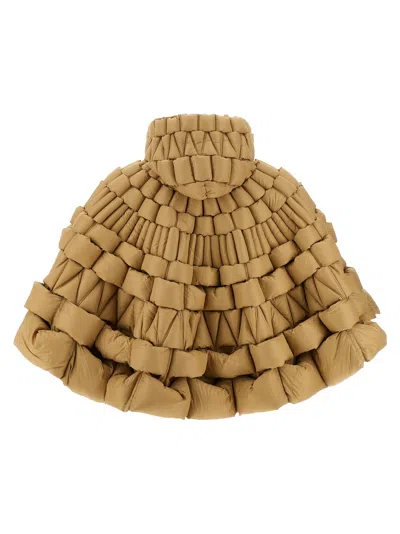Raxxy 3d Cape Capes Beige In Brown