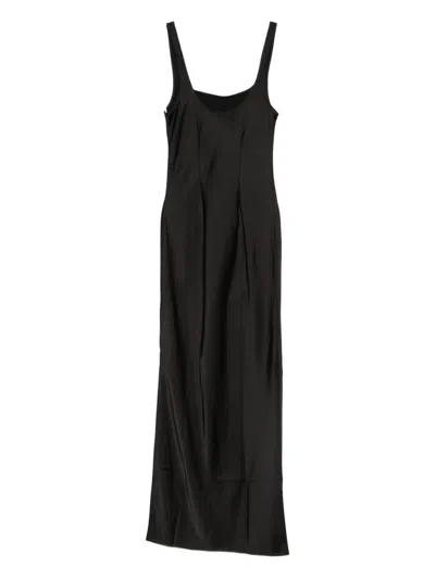 Samsoe & Samsoe Square-neck Dress In Black