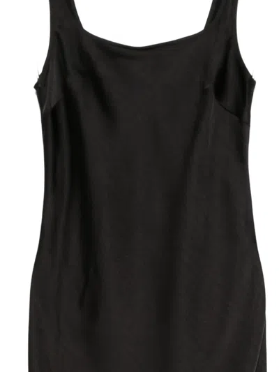 Samsoe & Samsoe Square-neck Dress In Black