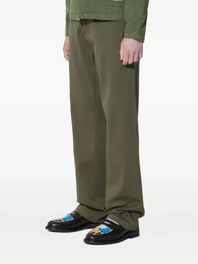 Alpha Industries Alpha Buttoned Chino Trousers In Gray