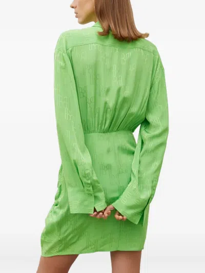 Herskind All-over Pattern Mini Dress In Green